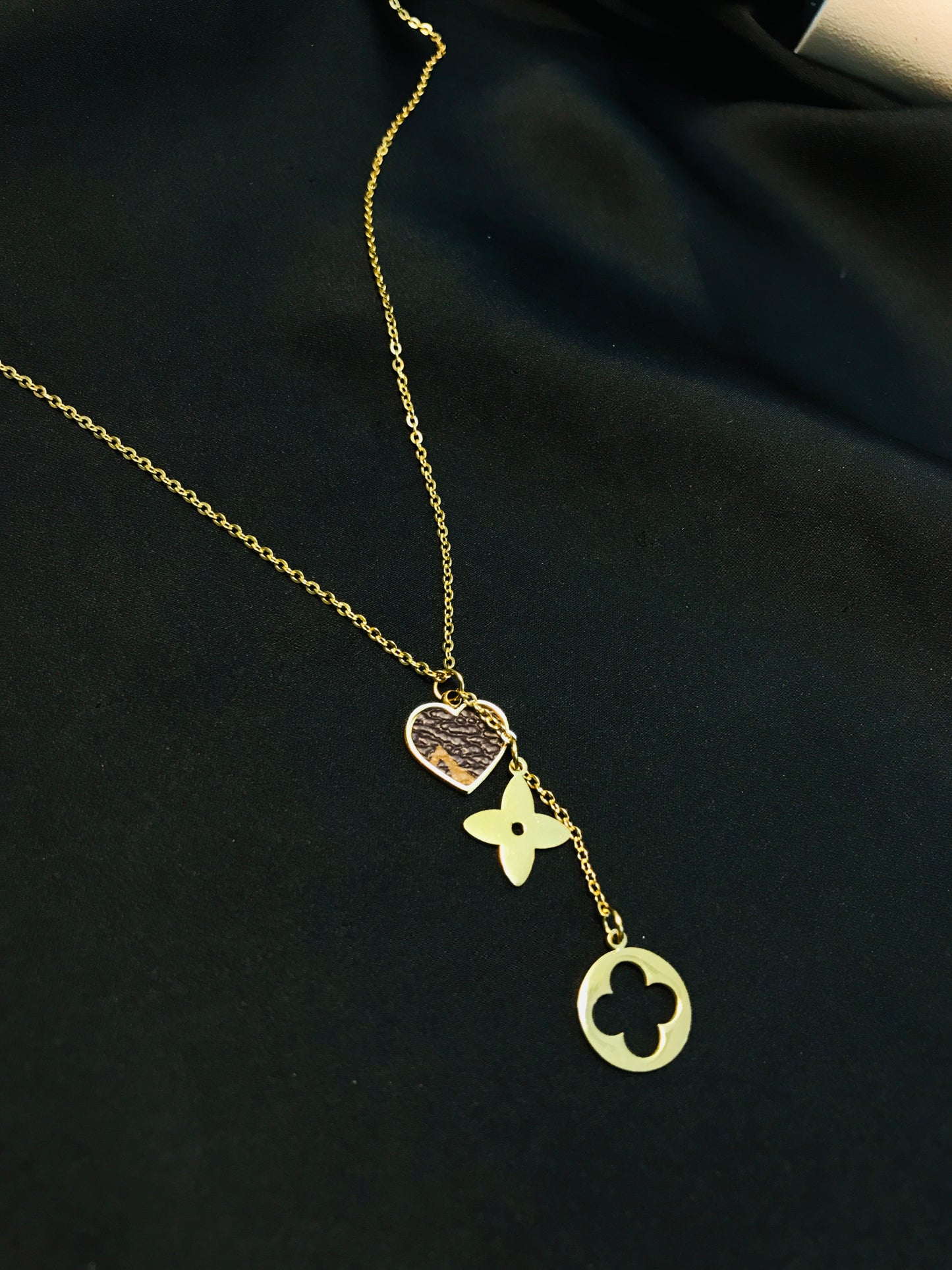 Luis Gold Heart Pendant