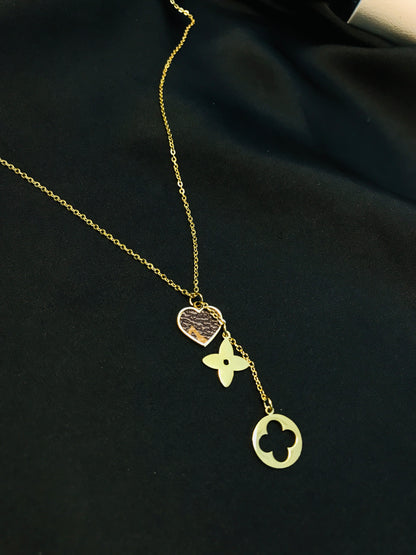 Luis Gold Heart Pendant