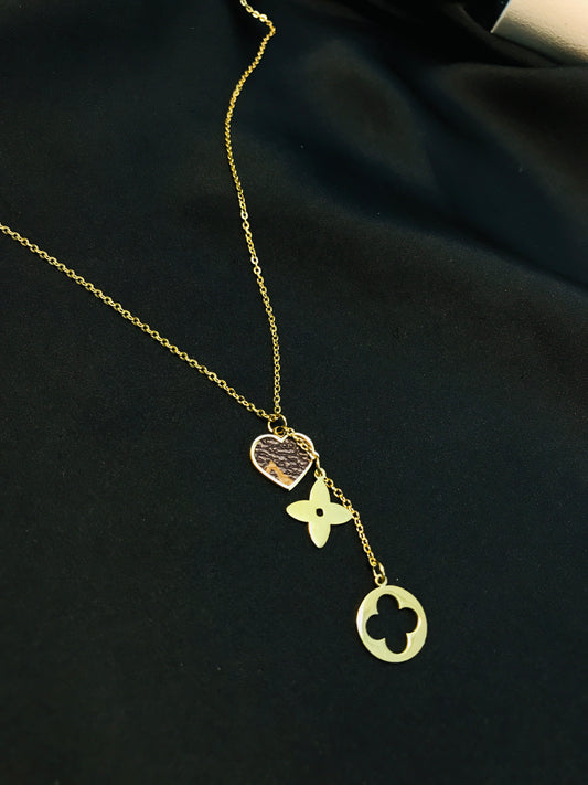 Luis Gold Heart Pendant