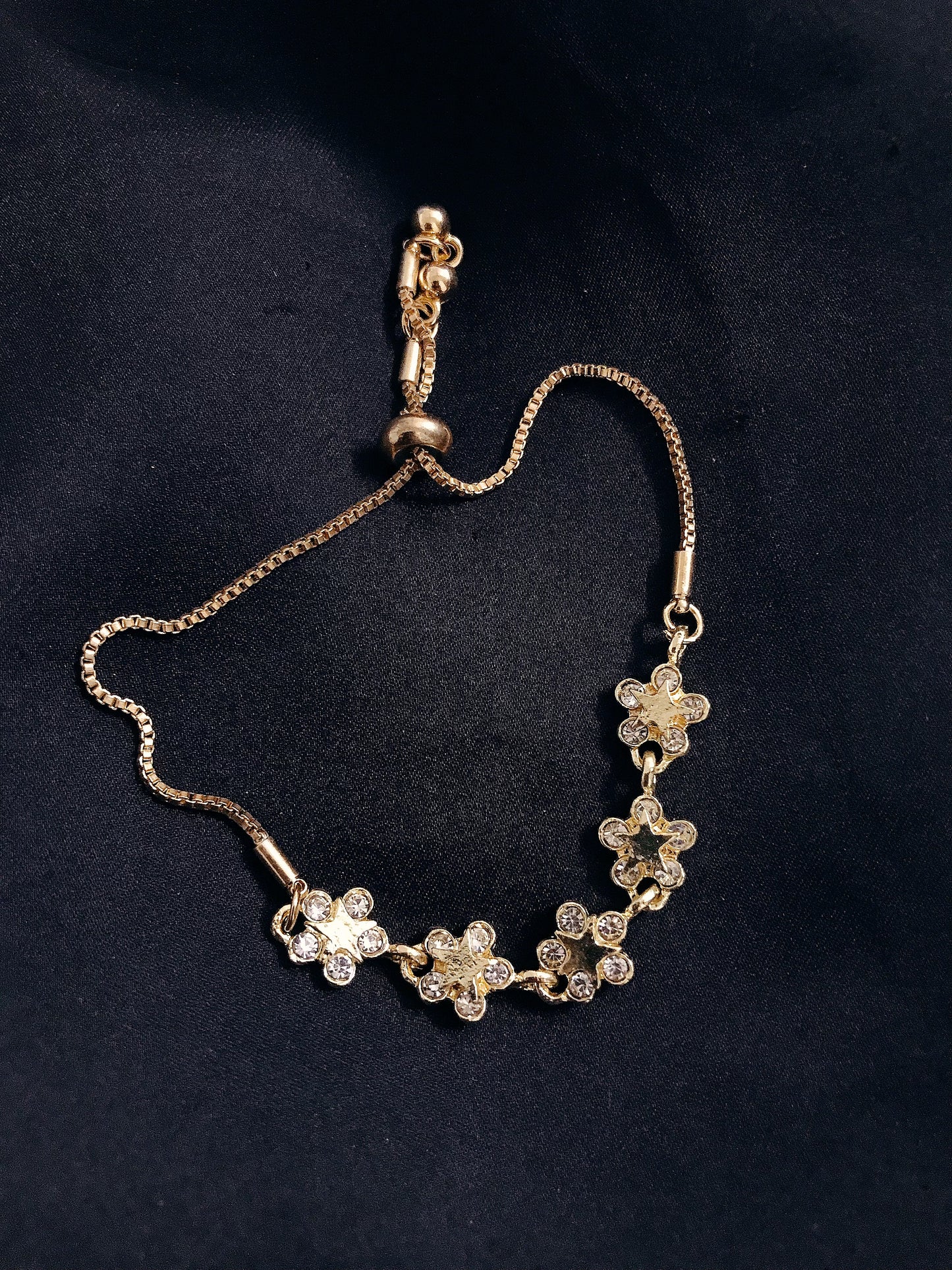 Floral Stone Bracelet