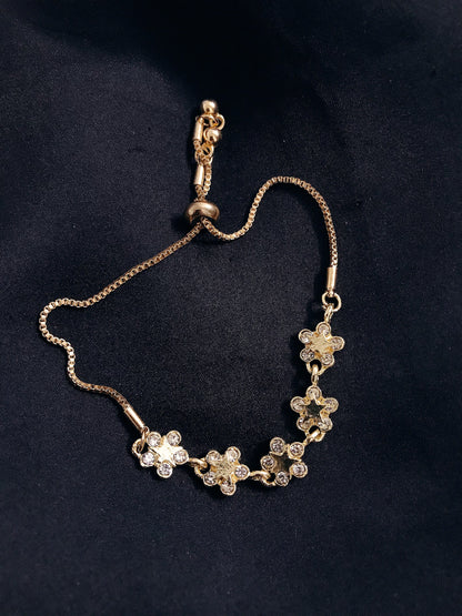 Floral Stone Bracelet