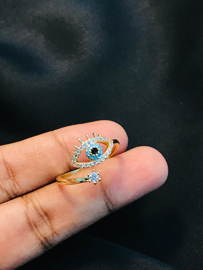 Eye Sign Finger Ring
