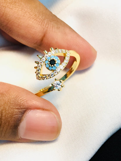 Eye Sign Finger Ring