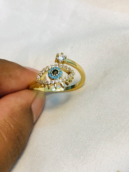Eye Sign Finger Ring
