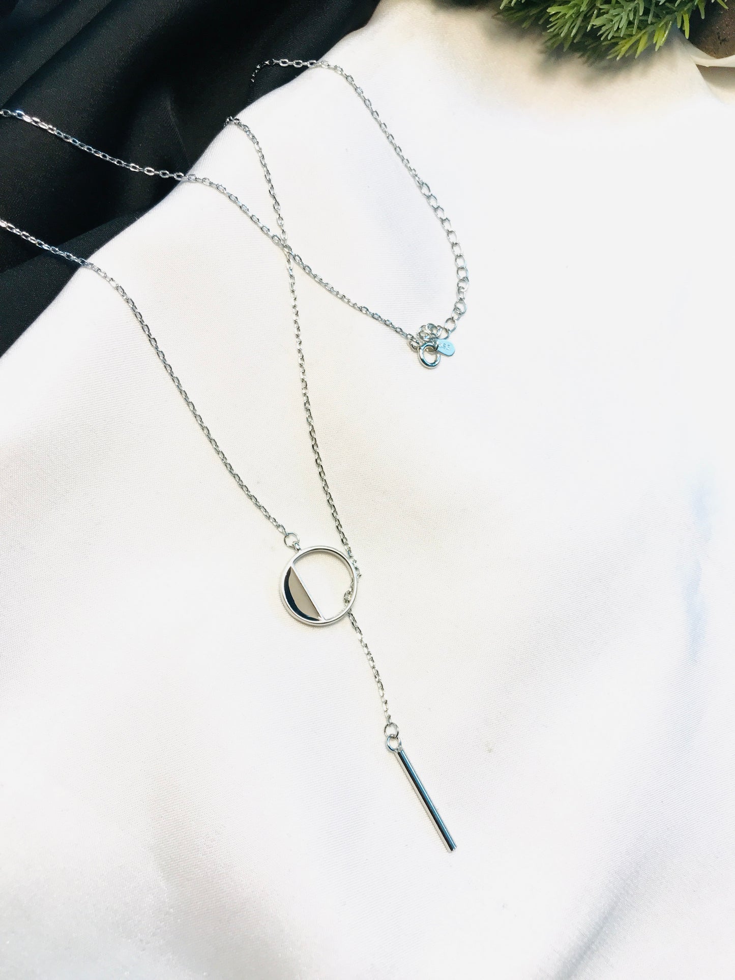 Silver Geometric pendant