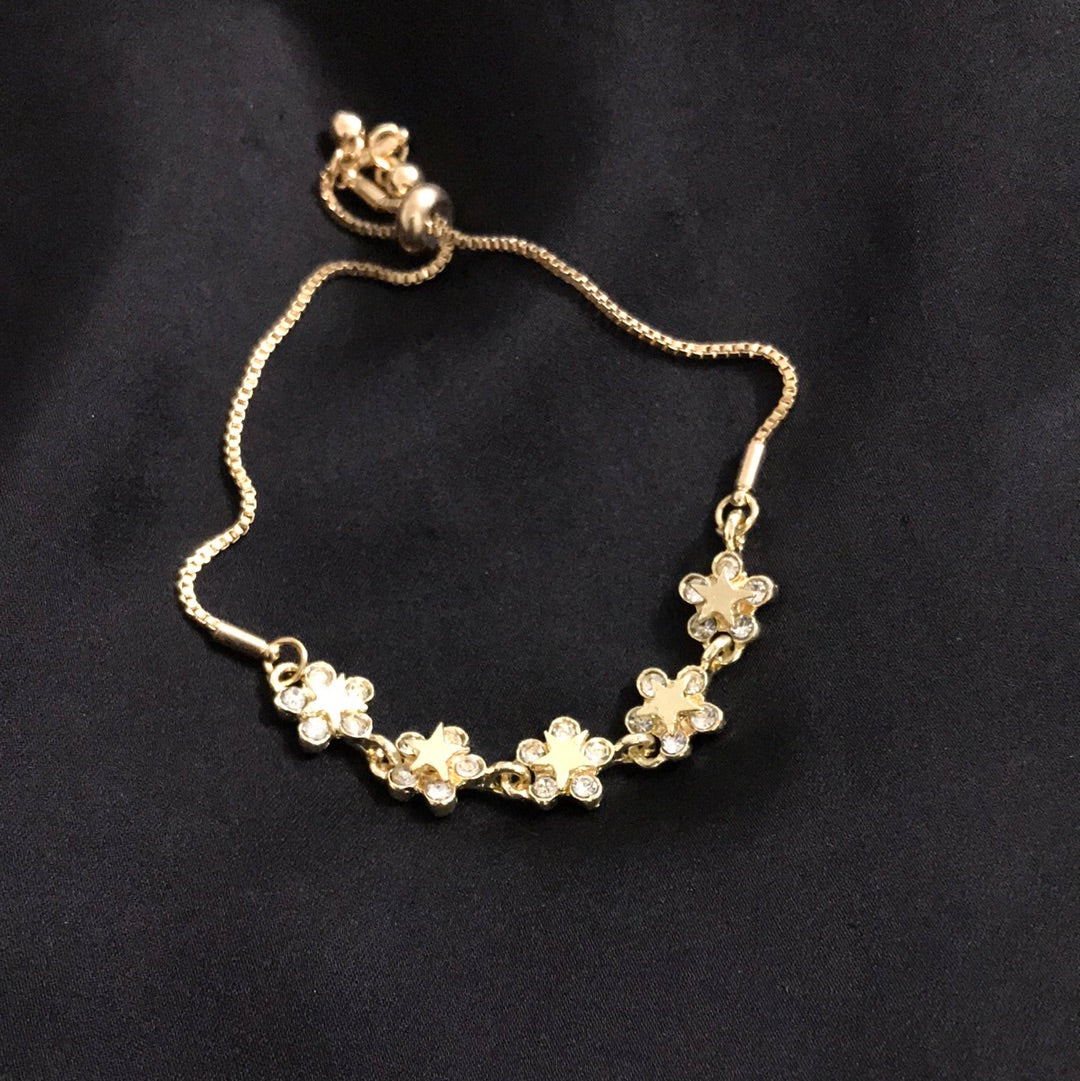 Floral Stone Bracelet