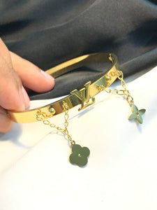 Luis Bangle titanium bracelet