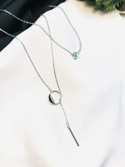 Silver Geometric pendant