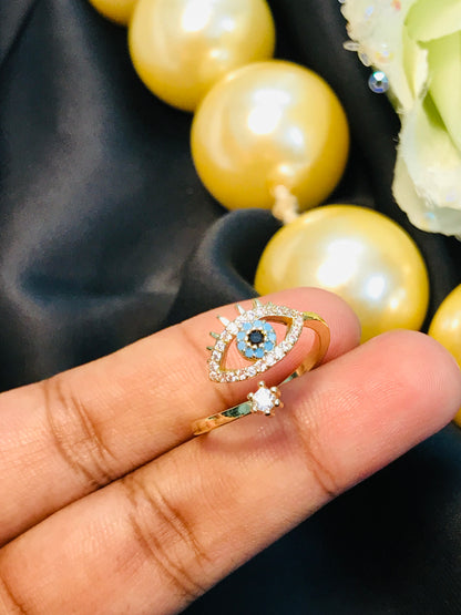 Eye Sign Finger Ring