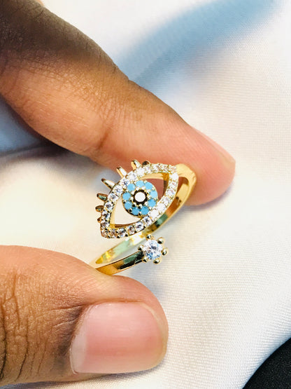 Eye Sign Finger Ring