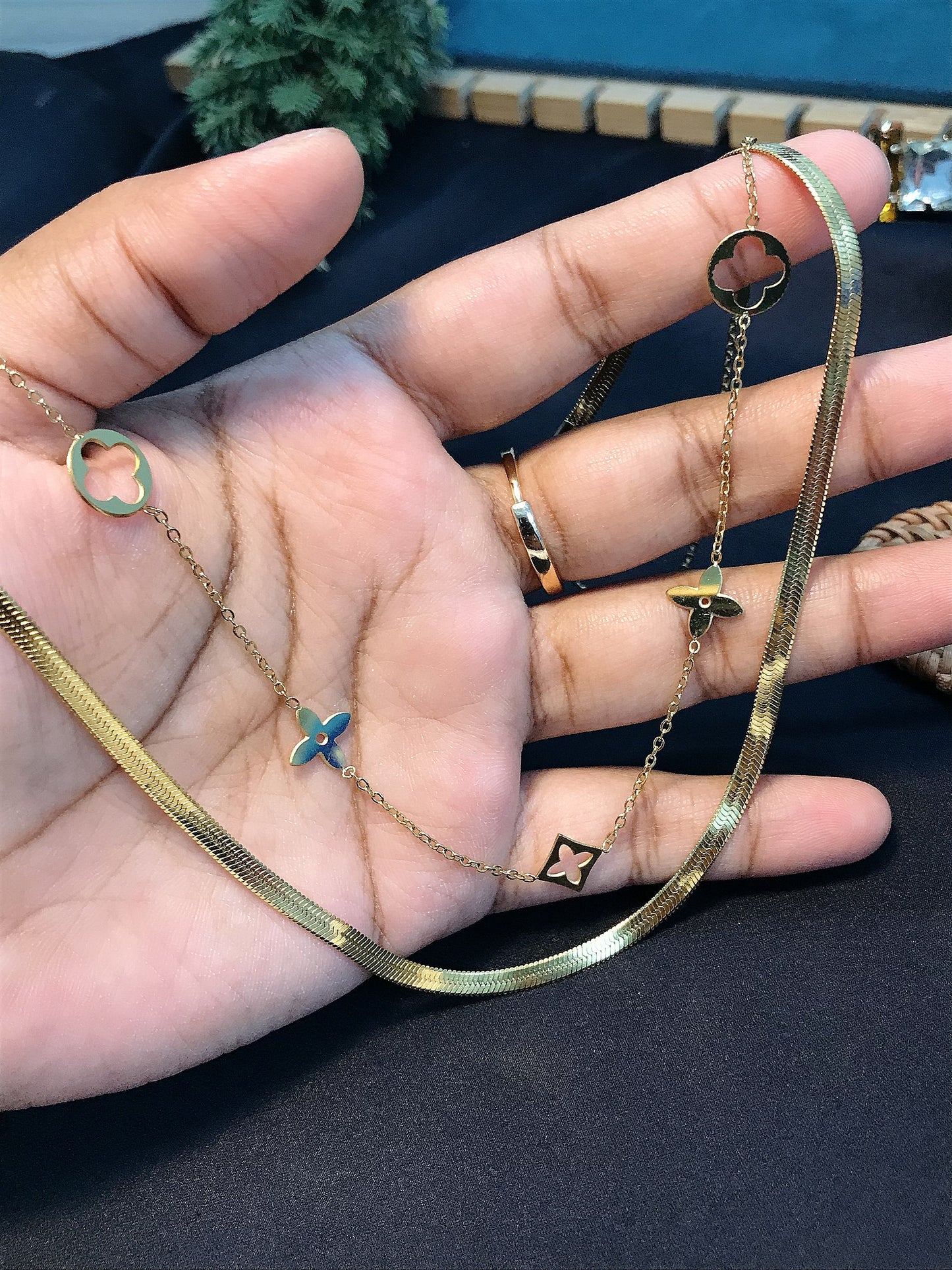 Luise Double layer pendant