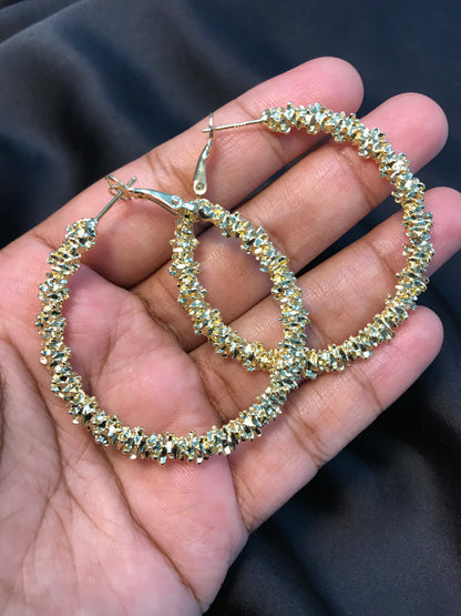 Golden Hoop Earring