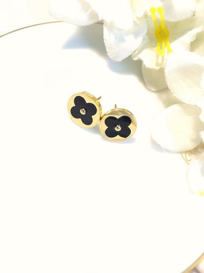 Stainless Golden stud earring