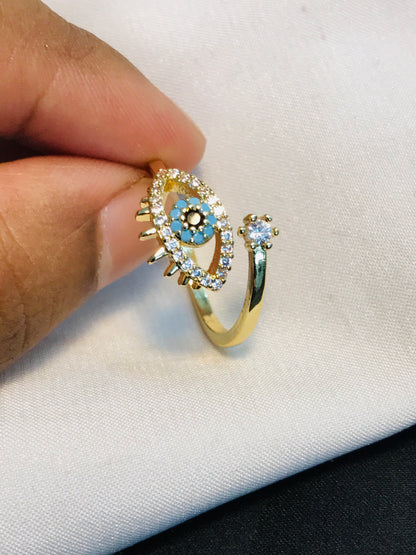 Eye Sign Finger Ring