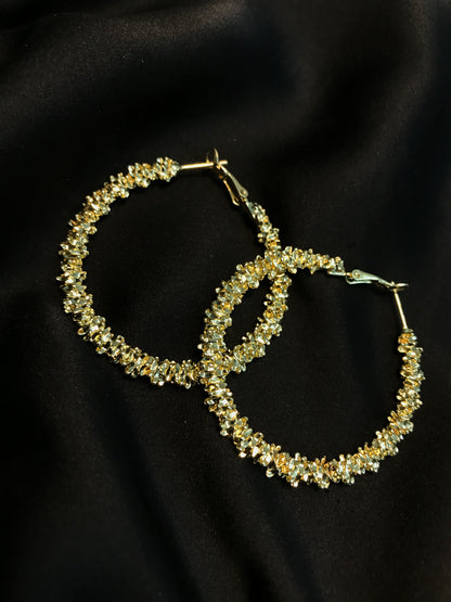 Golden Hoop Earring