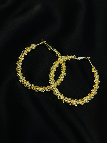 Golden Hoop Earring