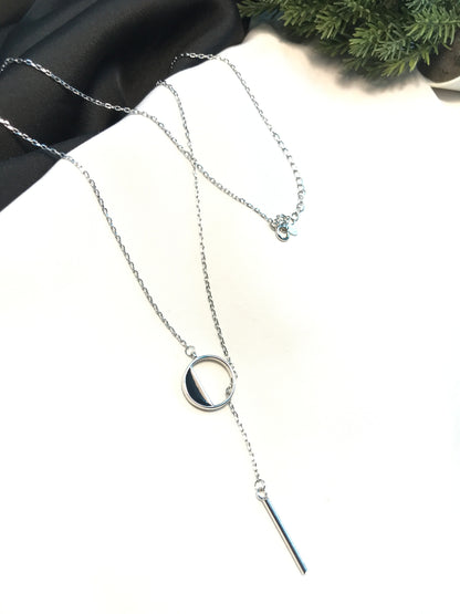 Silver Geometric pendant