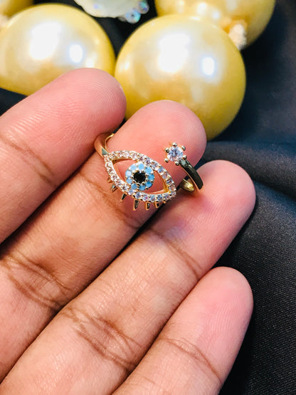 Eye Sign Finger Ring