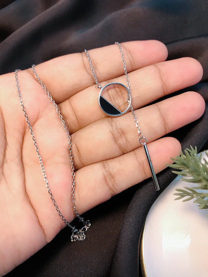 Silver Geometric pendant