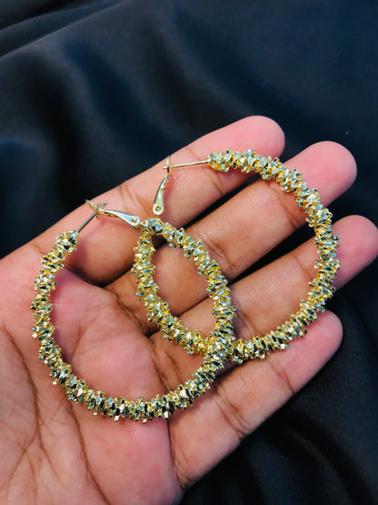 Golden Hoop Earring
