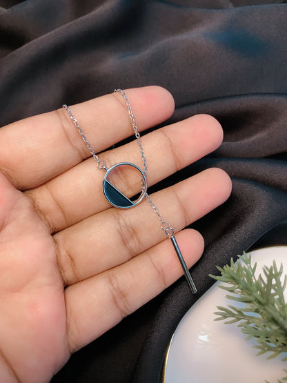 Silver Geometric pendant