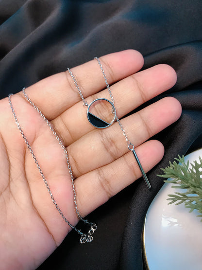 Silver Geometric pendant