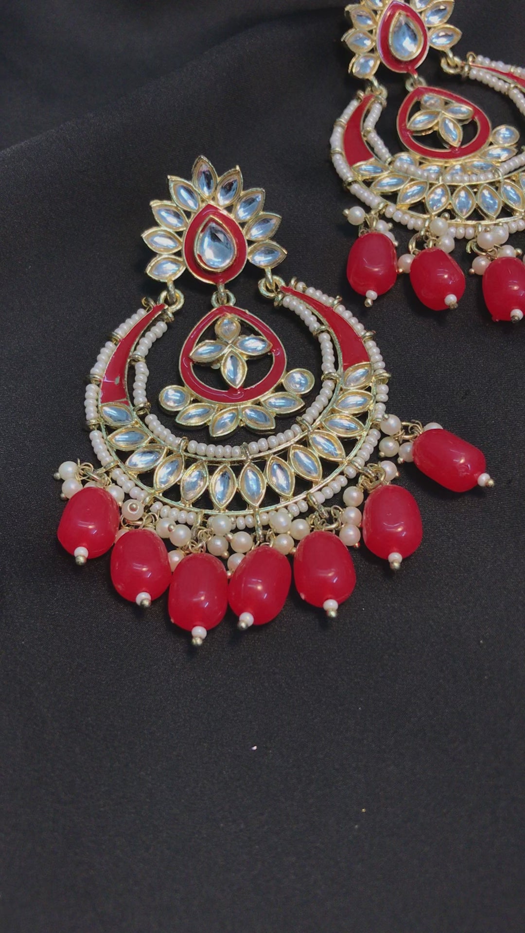 Red Jhumka