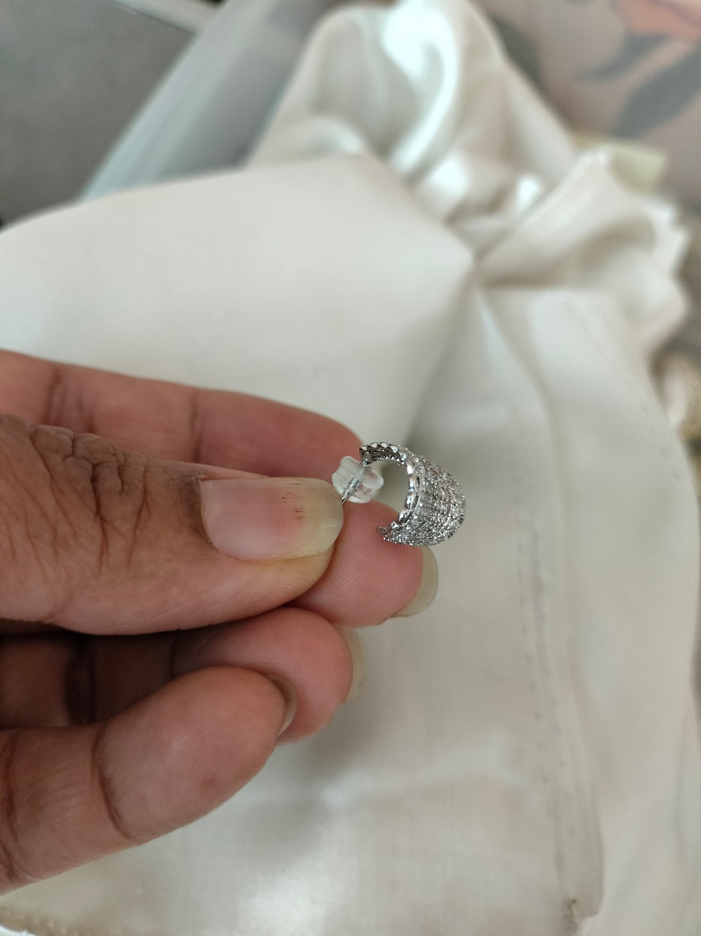 Aurora Shine Stud-Silver 02