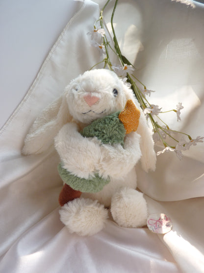 White Bunny Key Ring