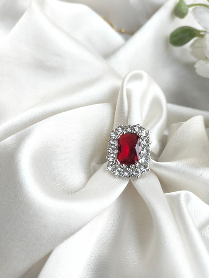Ruby Zircon Finger Ring