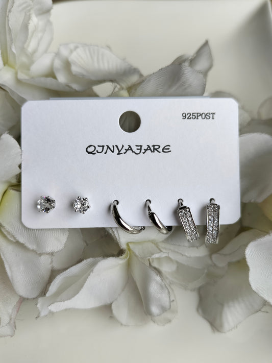 Stud Set-0034(Silver)