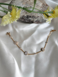 White Stony Bracelet