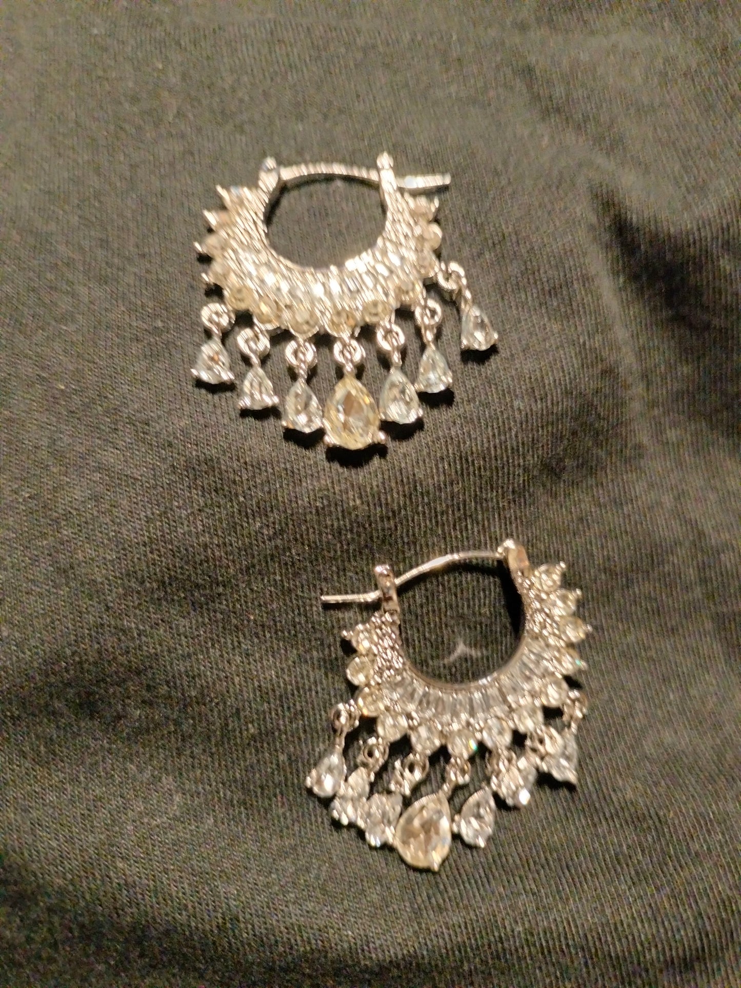 Silver Shine Jhumka