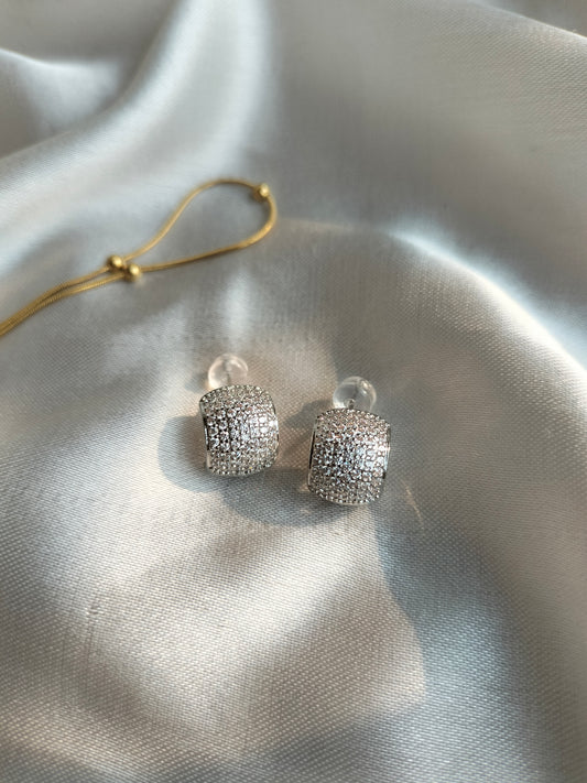 Aurora Shine Stud-Silver