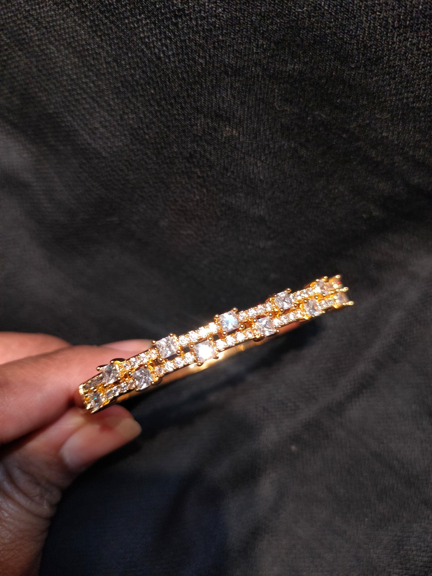 Zircon Titanium Bracelet