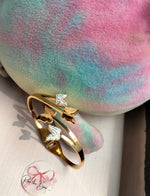 Load image into Gallery viewer, Titanium bracelet butterfly
