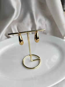 Metallic Chunky hoop