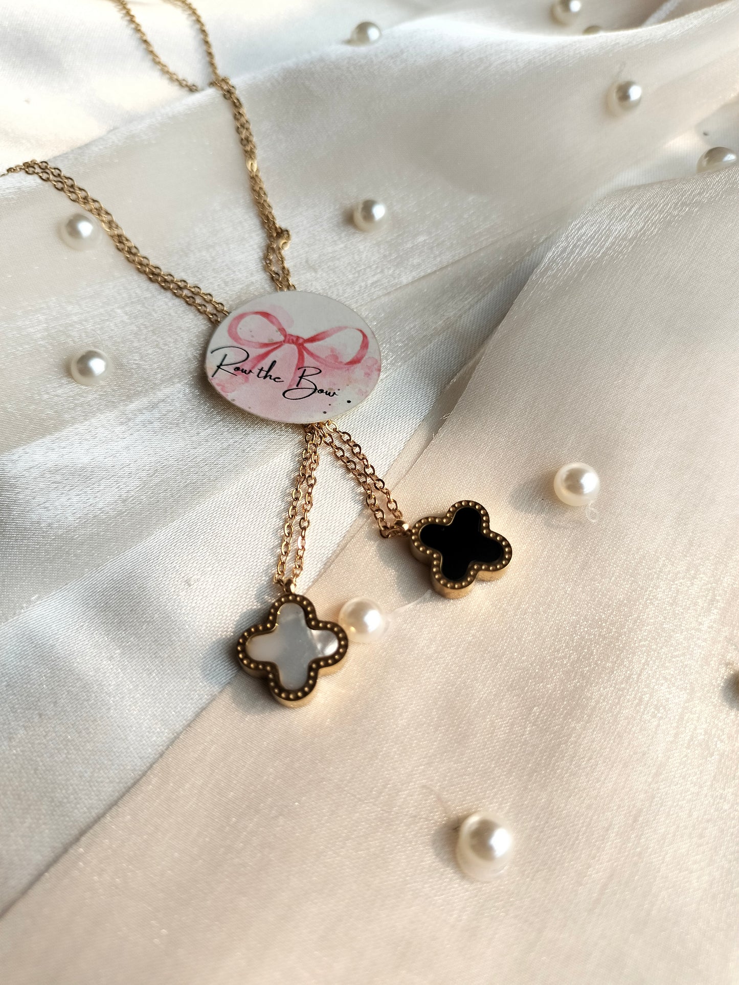 Clovar Ss Black & White  pendant-01