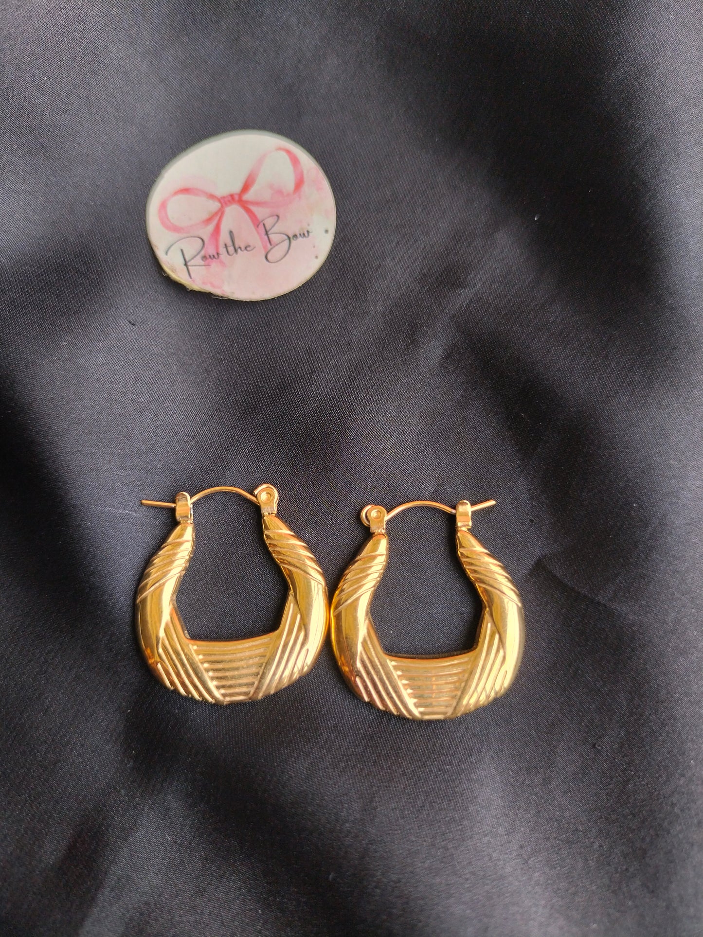 Drippy Metallic Hoop