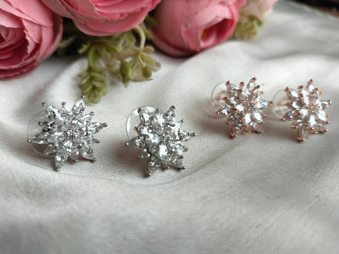 Snowflake Floral Silver