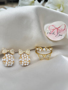 Butterfly bow Ring