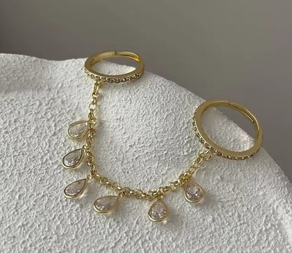 Double Finger Layer Ring