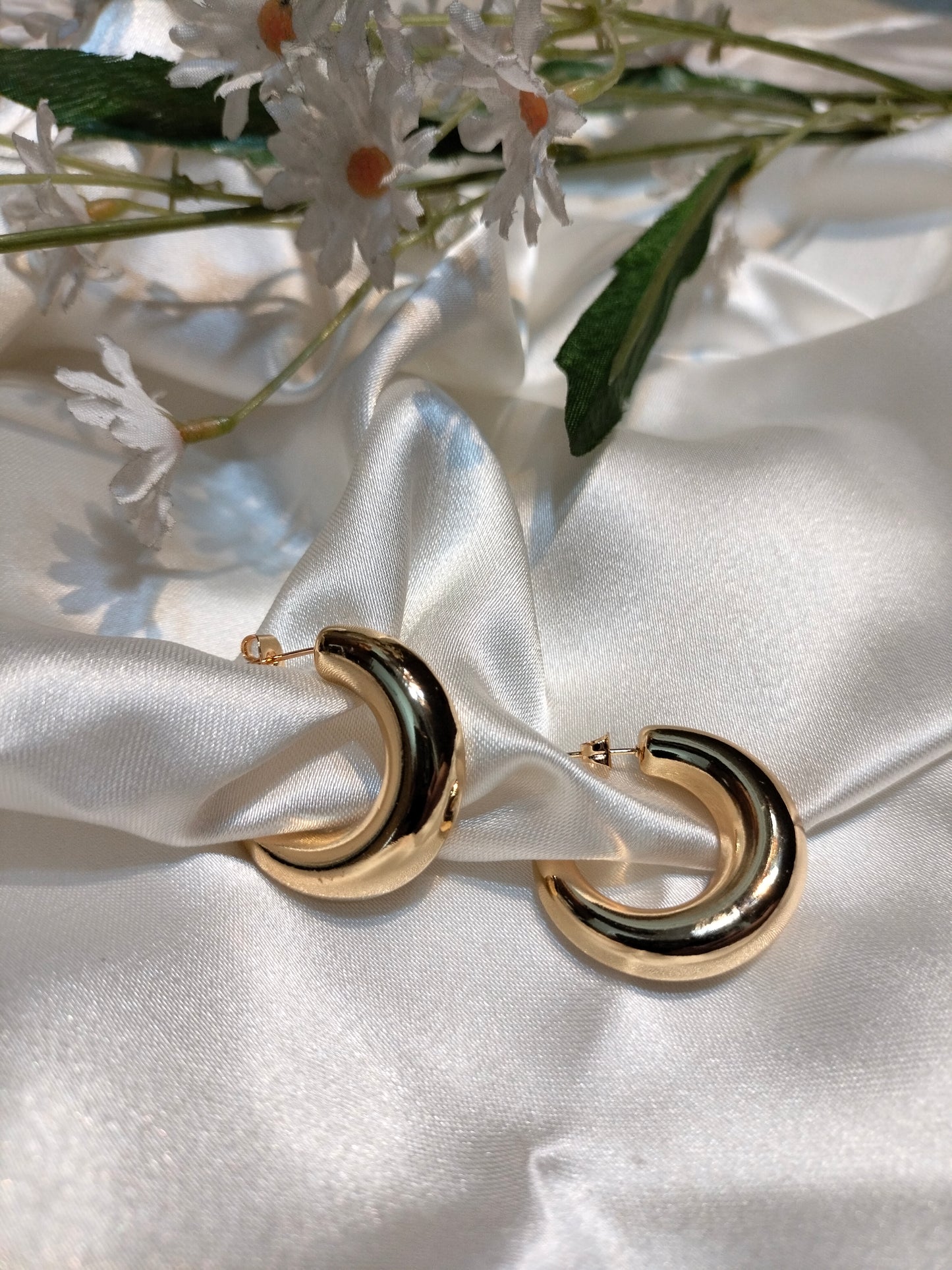 Hola Hoop Metallic Golden