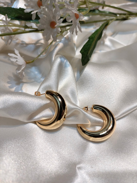 Hola Hoop Metallic Golden