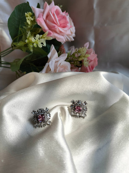 Pink Zircon Earring