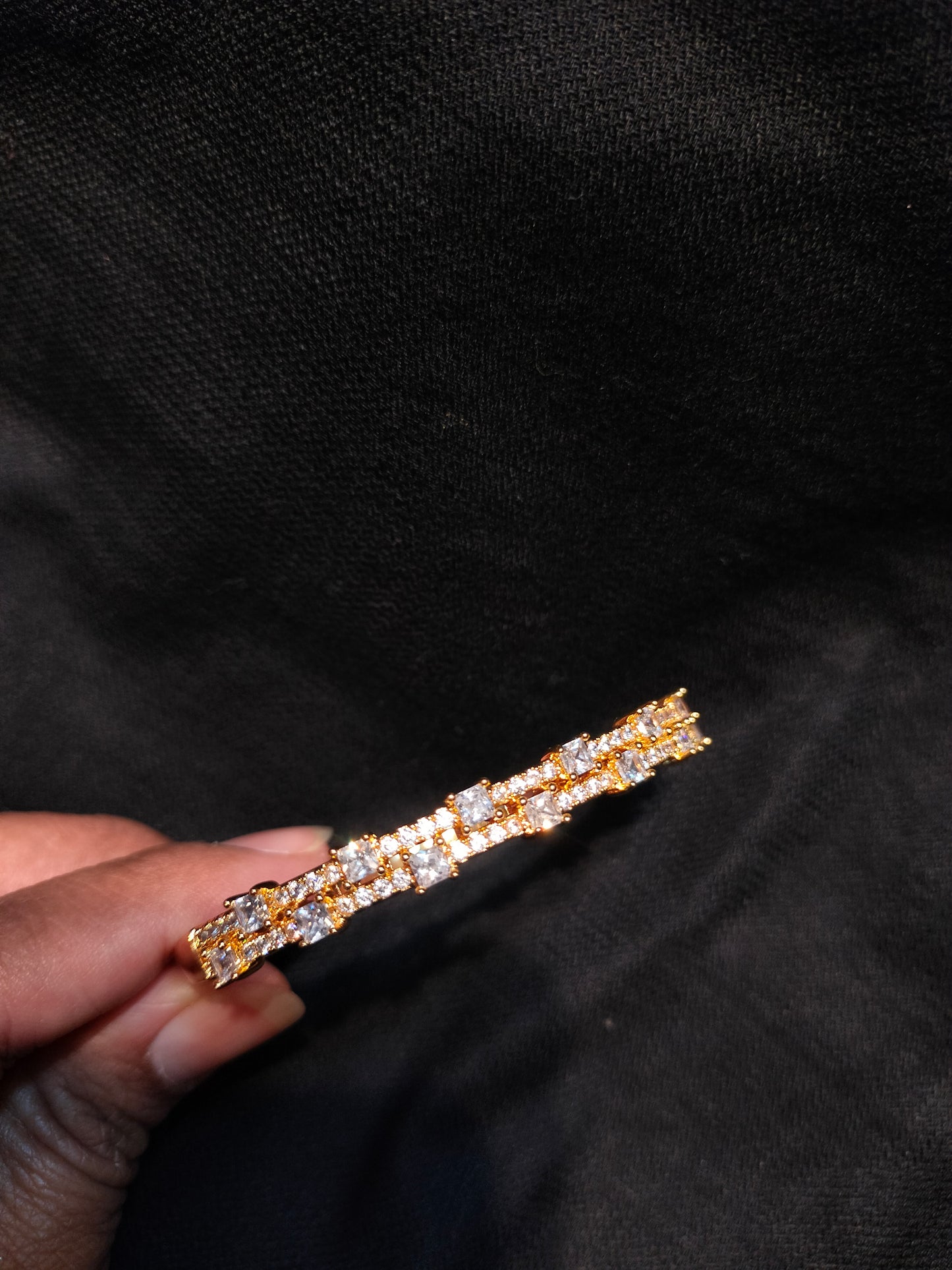 Zircon Titanium Bracelet