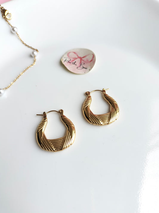 Drippy Metallic Hoop