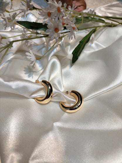 Hola Hoop Metallic Golden