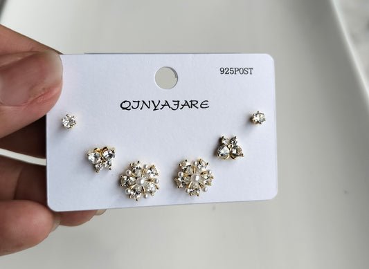 Floral Stud Set