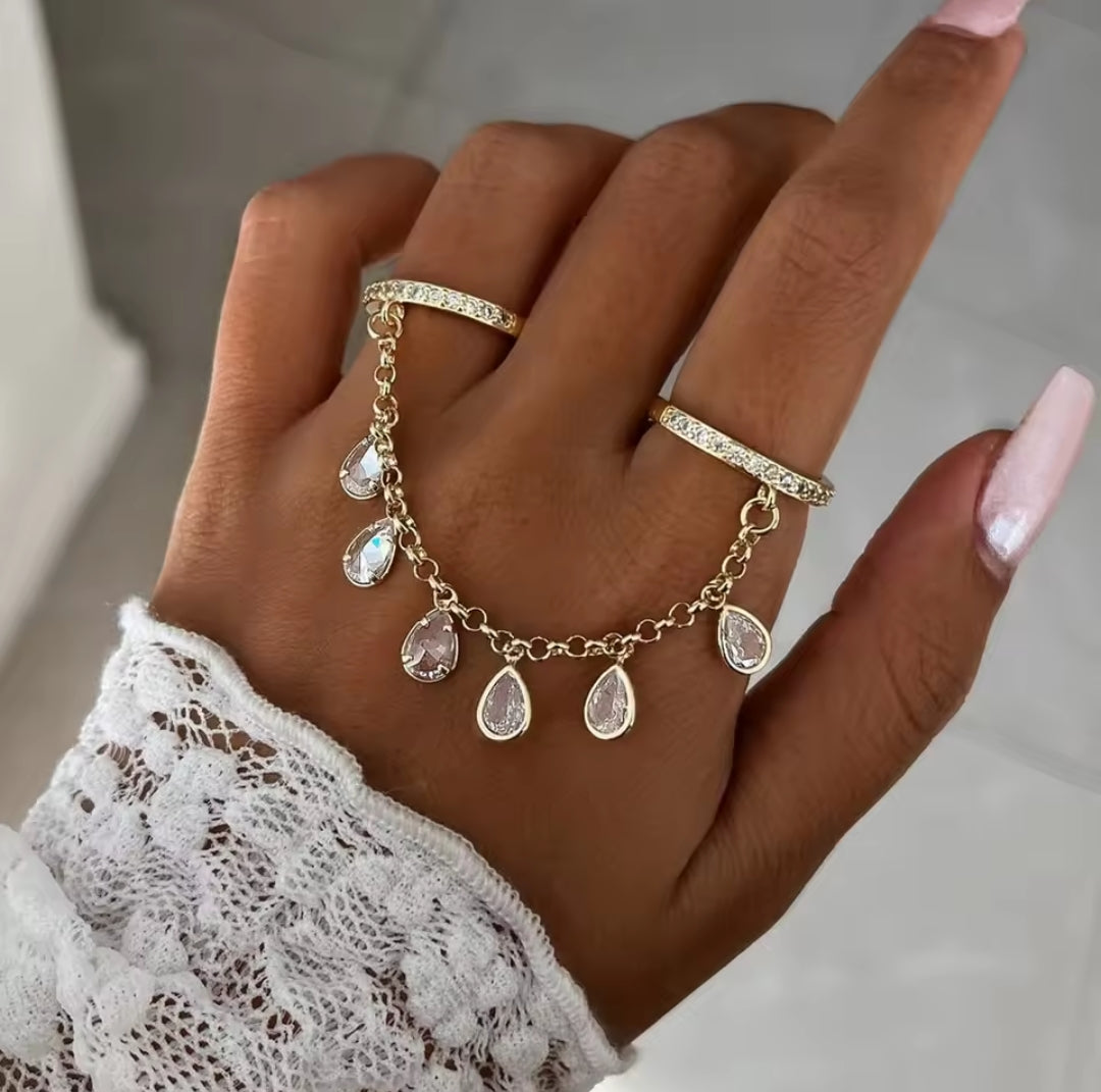 Double Finger Layer Ring